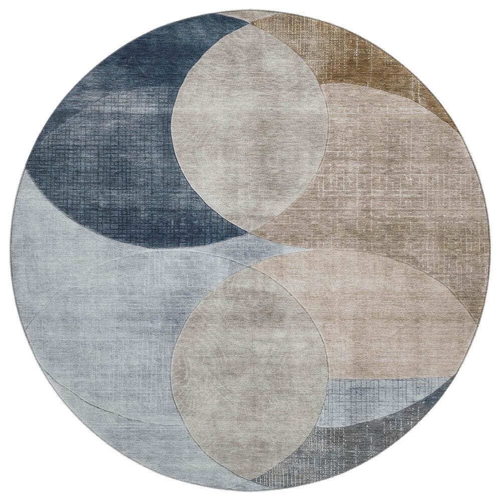 Dalyn Rug Company Neo NO13 8" Round Sky Area Rug, , large