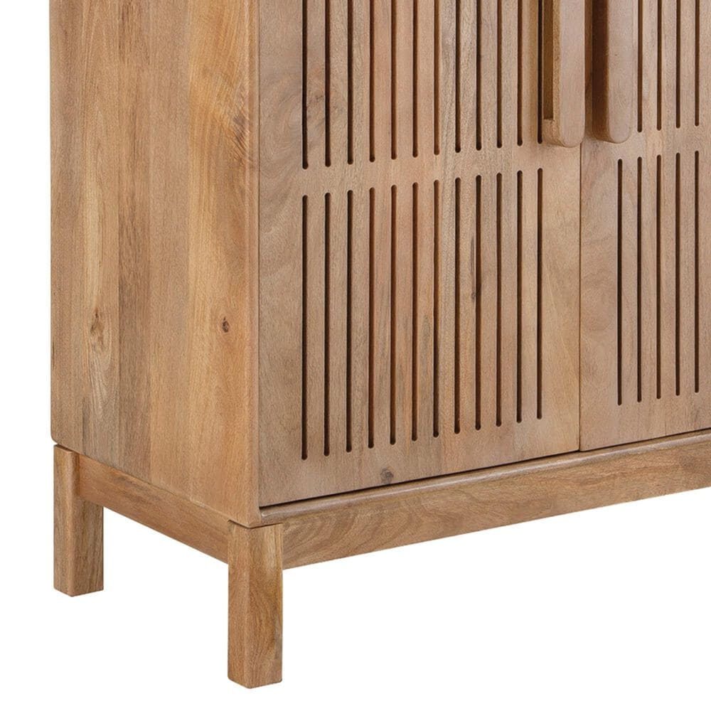 Ashley Pellamour Bar Cabinet in Natural Brown, , large