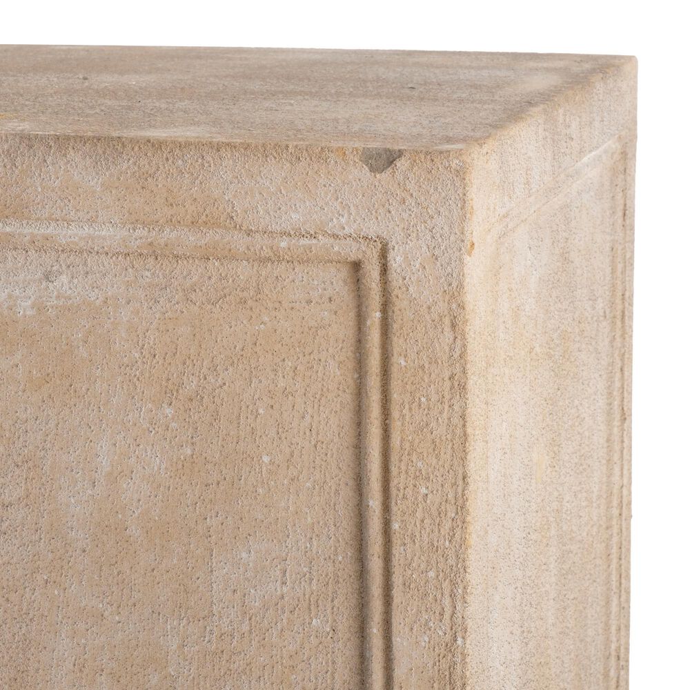 Alfresco Home 12.25&quot; Contadina Pedestal Plant Stand in Tallow, , large