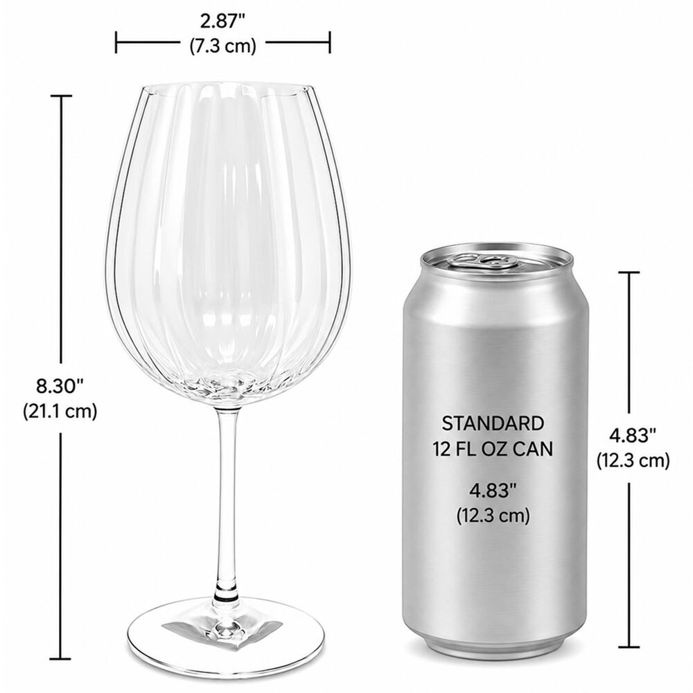 LeadingWare Linea 24 Oz Wine Glass in Clear, , large