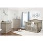 Sorelle Furniture Providence 2 Piece Crib and Dresser Nursery Set in Heritage Fog, , large