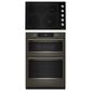 KitchenAid 2-Piece Kitchen Package with Black Ore 30" Smart Combination Wall Oven and Black 30" Electric Cooktop, , large