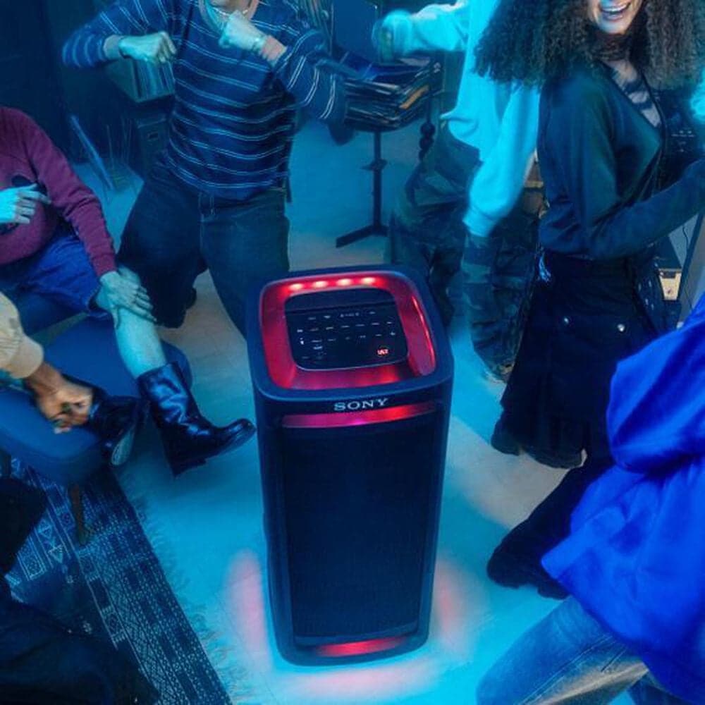 Sony ULT Tower 9AC Party Speaker with ULT Mic Wireless Microphone in Black, , large