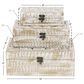 Maple and Jade Coastal Box in White and Brown (Set of 3), , large