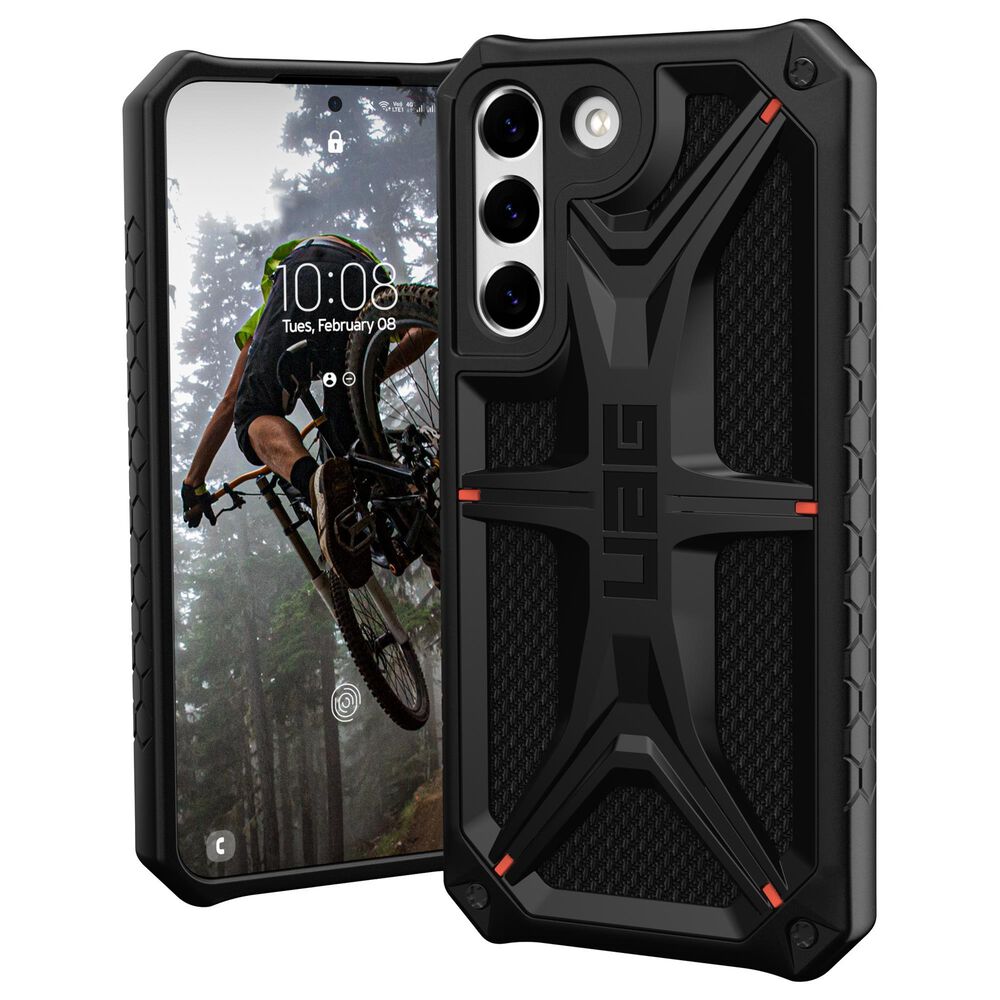 UAG Monarch Case for Samsung Galaxy S22 5G in Kevlar Black, , large