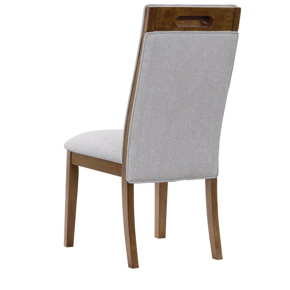 Ashley Lyncott Side Chair in Medium Brown, , large