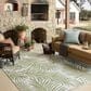 Loloi Easton Ivory and Green 6"7" x 9"4" Indoor/Outdoor Area Rug, , large