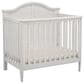 Delta Parker Mini Convertible Baby Crib with Mattress in Bianca White, , large