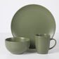 Gibson Home Everyday Plus 12-Piece Stoneware Dinnerware Set in Sage, , large