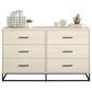 DHP Kelly 6 Drawer Dresser in Bay Oak, , large