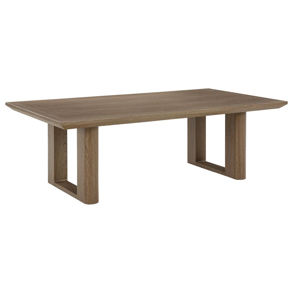 Ashley Serene Bay Patio Cocktail Table in Dark Brown, , large