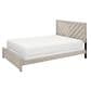 Crown Mark Valor Twin Panel Bed in Light Gray, , large