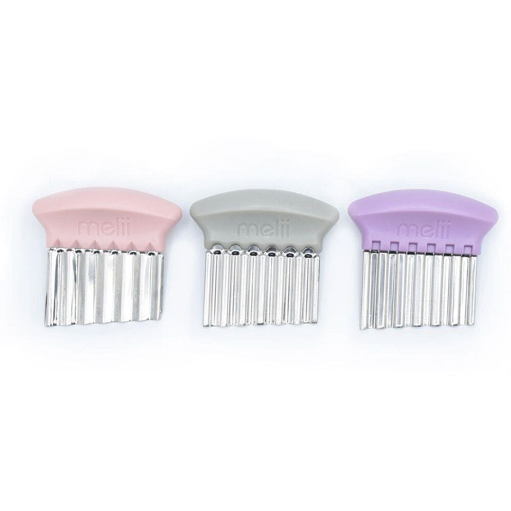 Harold Import Melii Crinkle Cutters in Pink, Purple and Grey (Set of 3), , large