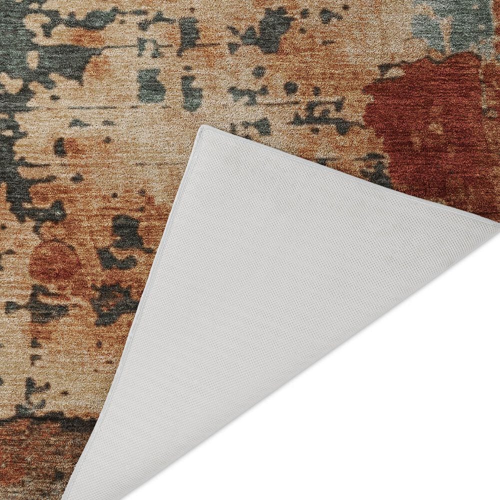 Dalyn Rug Company Kochi KC11 Teal 2&#39;3&quot; x 7&#39;6&quot; Runner, , large