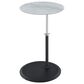 HOMLUX 15.5" End Table with Adjustable Height in Gray, , large