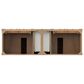 James Martin Brittany 72" Double Bathroom Vanity Cabinet in Pecan, , large