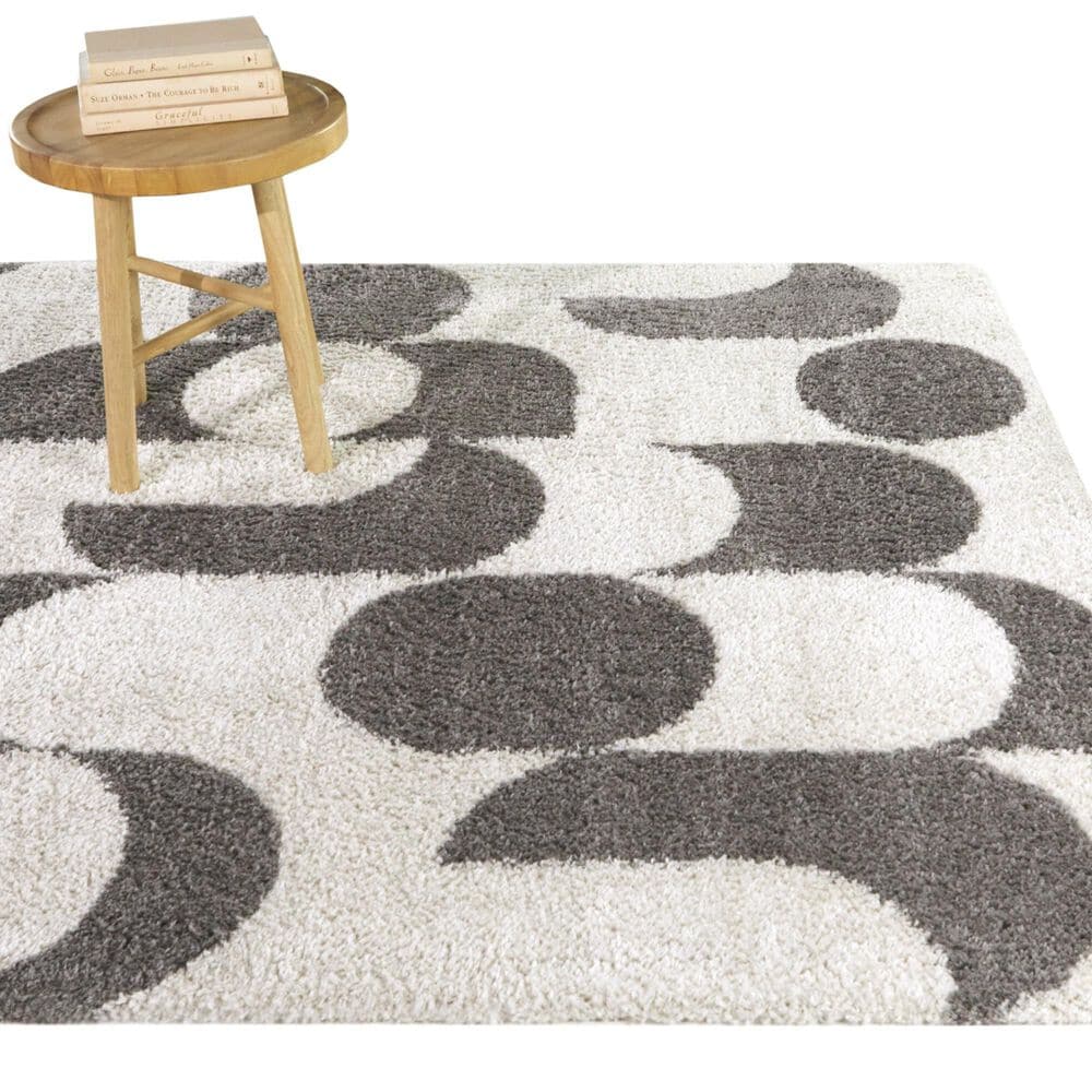 Balta Rugs Cesaire 5&#39;3&quot; x 7&#39; Charcoal Area Rug, , large
