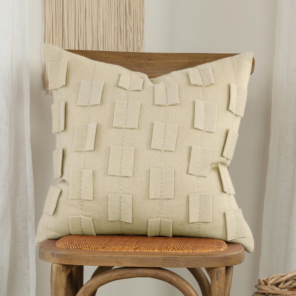 Rizzy Home Donny Osmond 20" Pillow Cover in Natural, , large