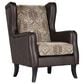 Coaster Elmbrook Wingback Accent Club Chair in Brown, , large
