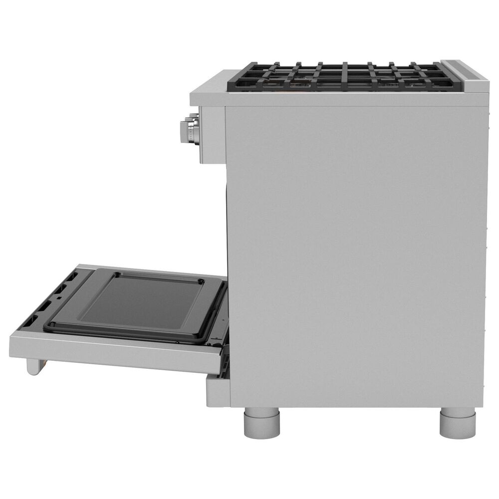 Cafe 6.2 Cu. Ft. Freestanding Natural Gas Range in Stainless Steel and Brushed Stainless, , large