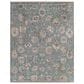 Surya Theodora 8" x 10" Aqua, Charcoal, Wheat and Oatmeal Area Rug, , large