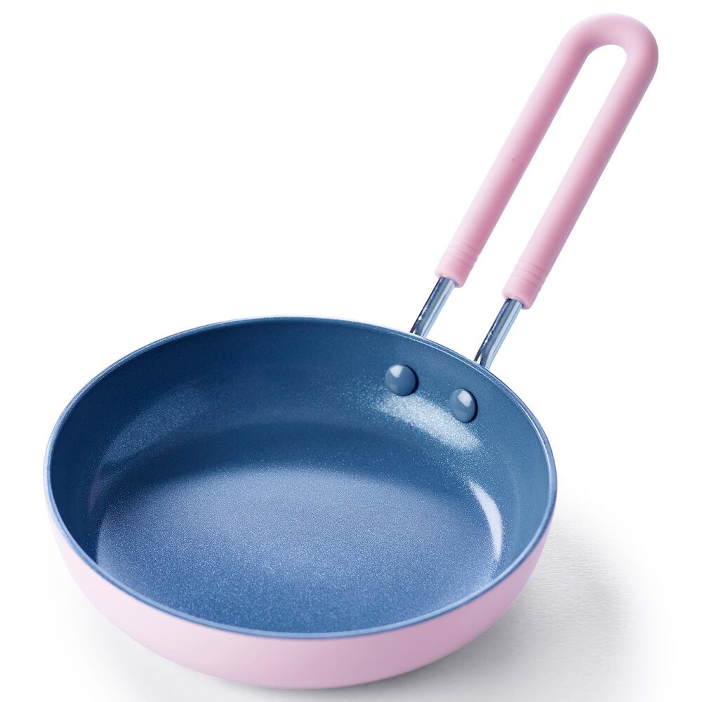 Green Pan Mini 5" Round Ceramic Nonstick Frypan in Pink, , large