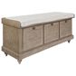 OSP Home Dover Storage Bench in Antique Gray, , large