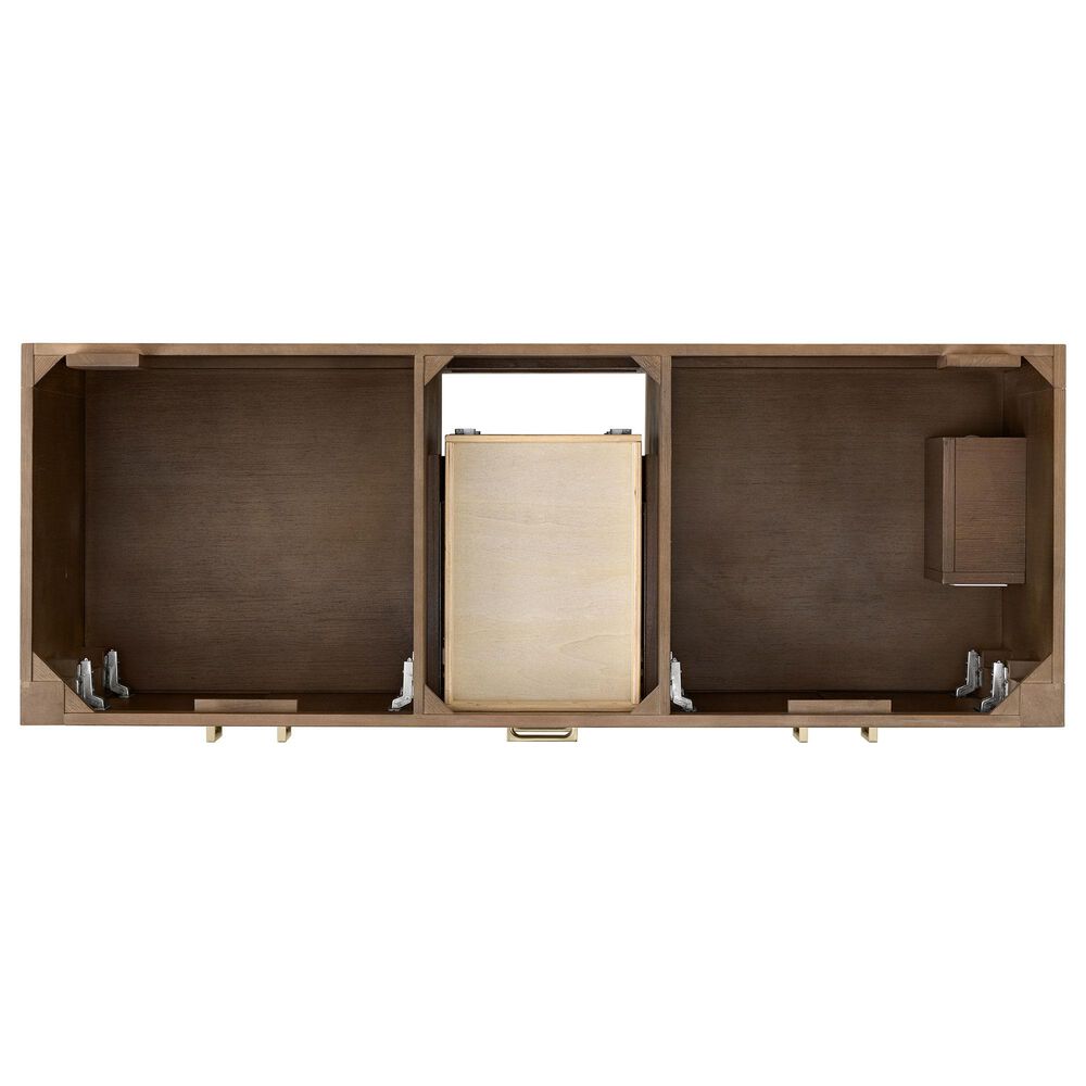 37B Alanya 60" Double Bathroom Vanity in Walnut Drift with White Composite Stone Top, , large