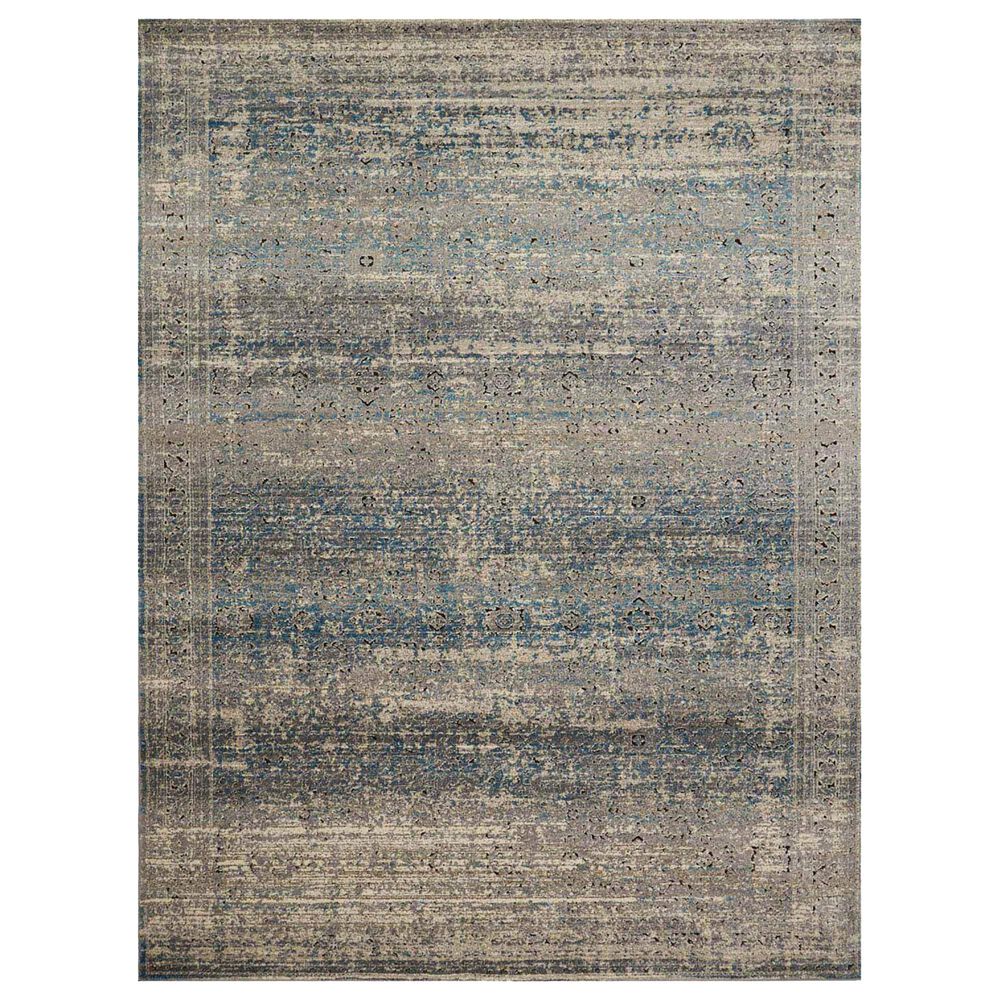 Loloi Millennium MV-02 3"7" x 5"7" Grey and Blue Area Rug, , large