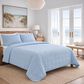 Ann Gish Cotton Canvas 30" x 36" Throw Pillow in Powder Blue, , large