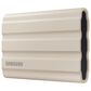Samsung 1TB T7 Shield Portable External SSD in Beige, , large