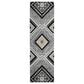 Dalyn Rug Company Portico PO5 Black 2"3" x 7"6" Runner, , large