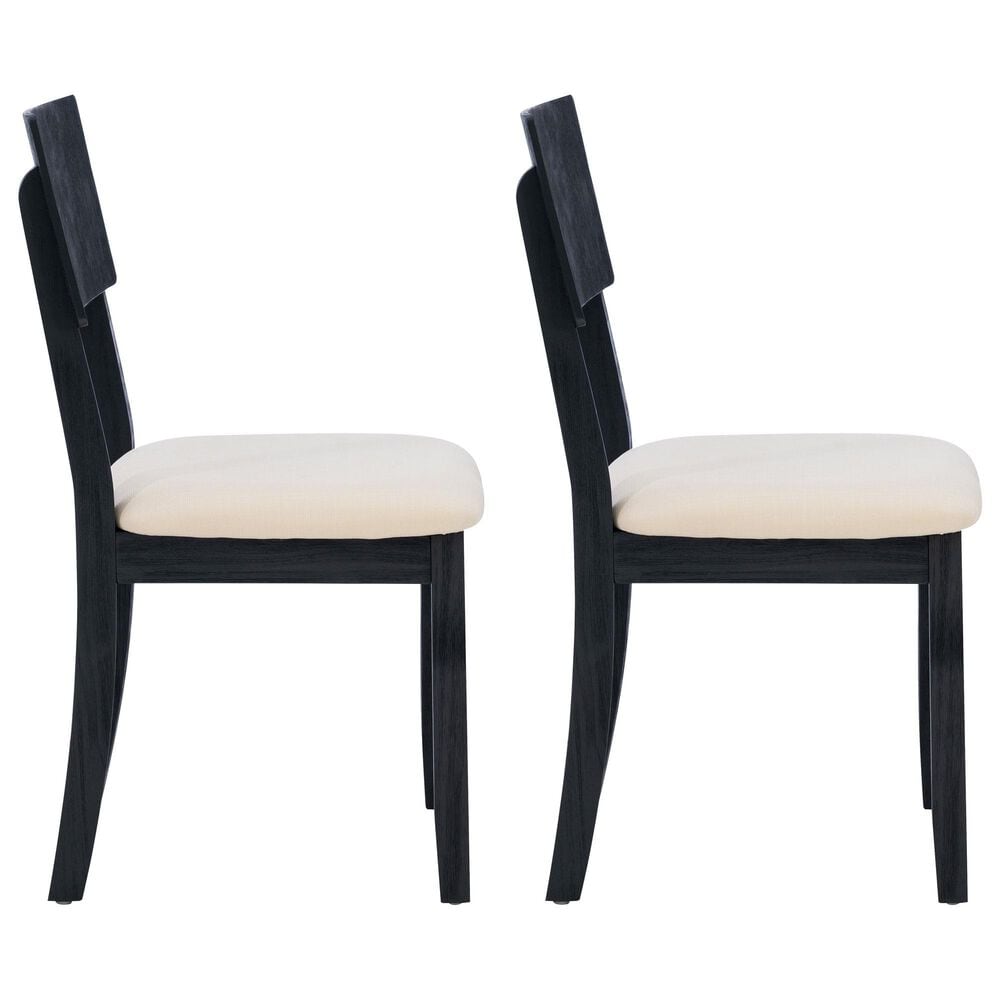 Linon Home Decor Jorissen Side Chair in Dark Charcoal (Set of 2), , large