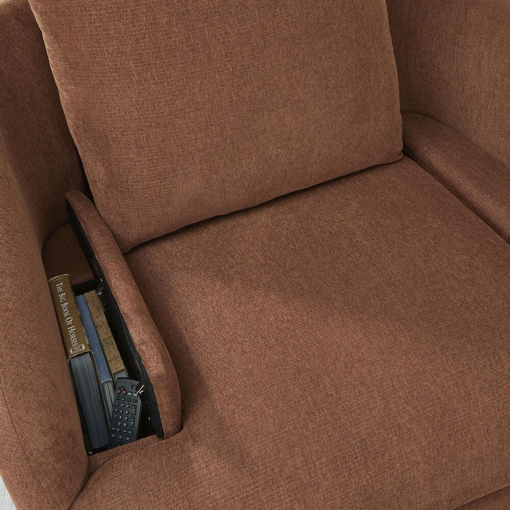 Ashley Modmax Swivel Glider Recliner in Spice, , large