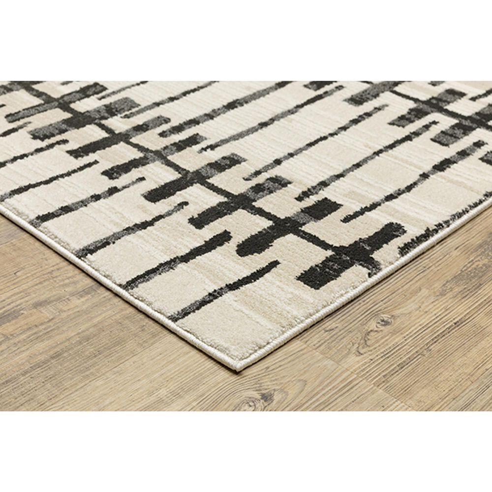Oriental Weavers Raylan RAY11 9&#39;10&quot; x 12&#39;10&quot; Ivory Area Rug, , large