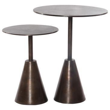 Four Hands Marlow Frisco 2-Piece End Table in Antique Rust, , large