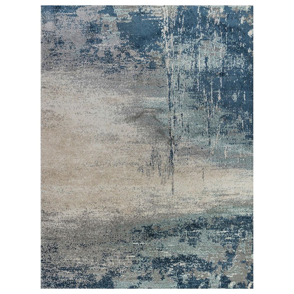 Amer Rugs Yasmin 2" x 3" Dark Blue and Gray Area Rug, , large