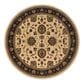 Oriental Weavers Ariana 130_7 8" Round Beige Area Rug, , large