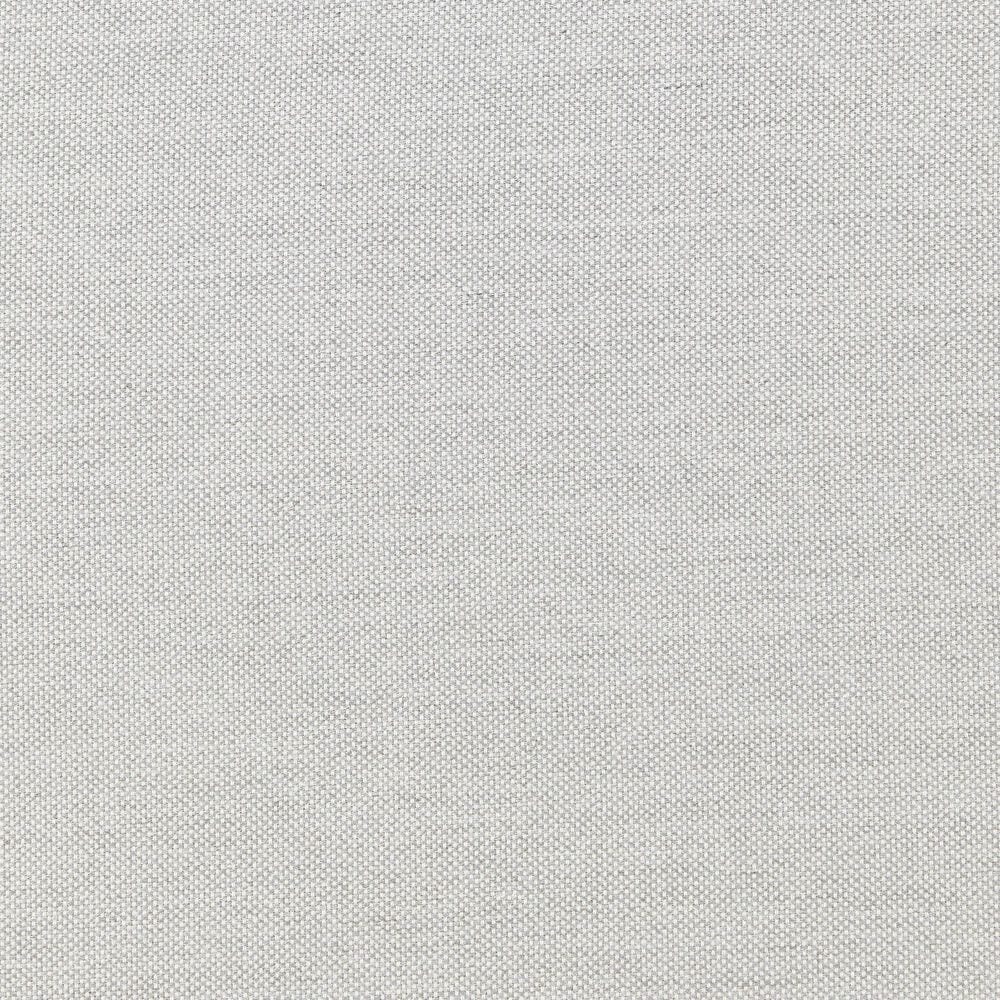 Armen Living Crown Patio Swivel Counter Height Bar Stool with Light Gray Cushion in White, , large