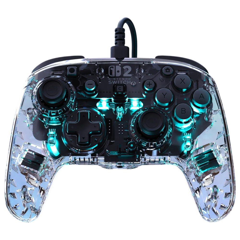 Turtle Beach Afterglow Wired RBG Gaming Controller for Nintendo Switch 2 in Clear, , large