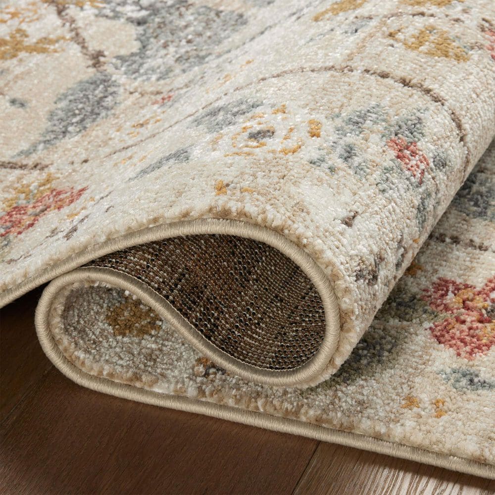 Rifle Paper Co. x Loloi Laurel Peacock Garden 9&#39;2&quot; x 12&#39;2&quot; Cream Area Rug, , large