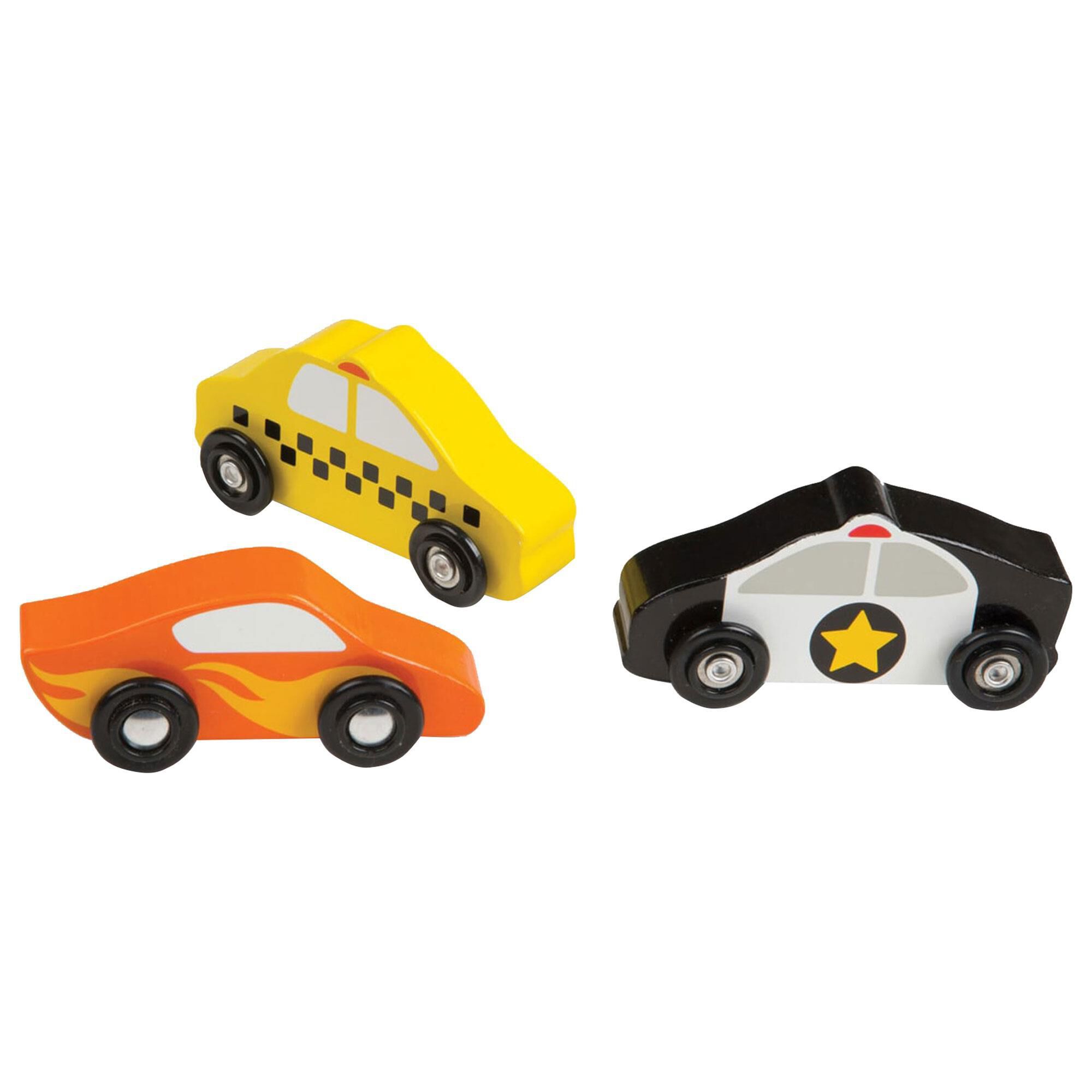 Melissa and doug wooden shop car set