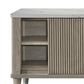 Crown Mark Britany 79" TV Stand in Driftwood, , large