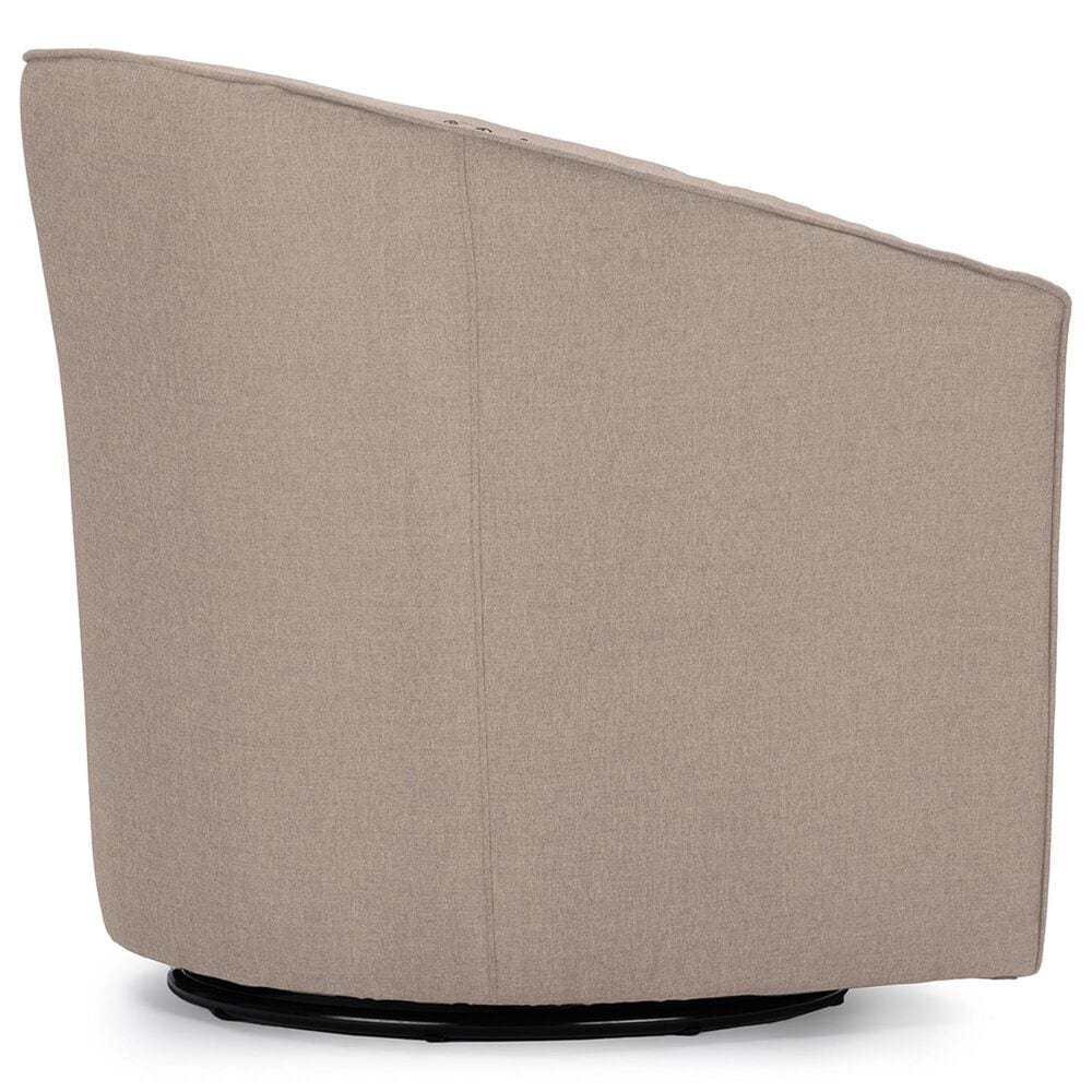 Baxton Studio Porter Swivel Chair in Beige, , large