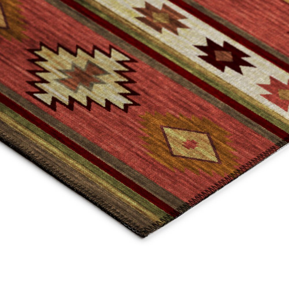 Dalyn Rug Company Phoenix 1&#39;8&quot; x 2&#39;6&quot; Paprika Indoor/Outdoor Area Rug, , large