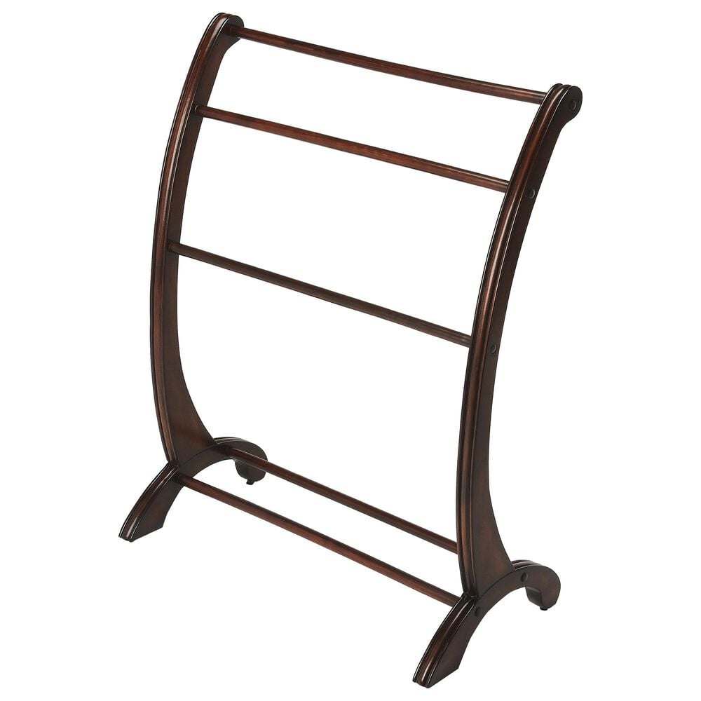 Butler Nathaniel Blanket Stand in Cherry, , large