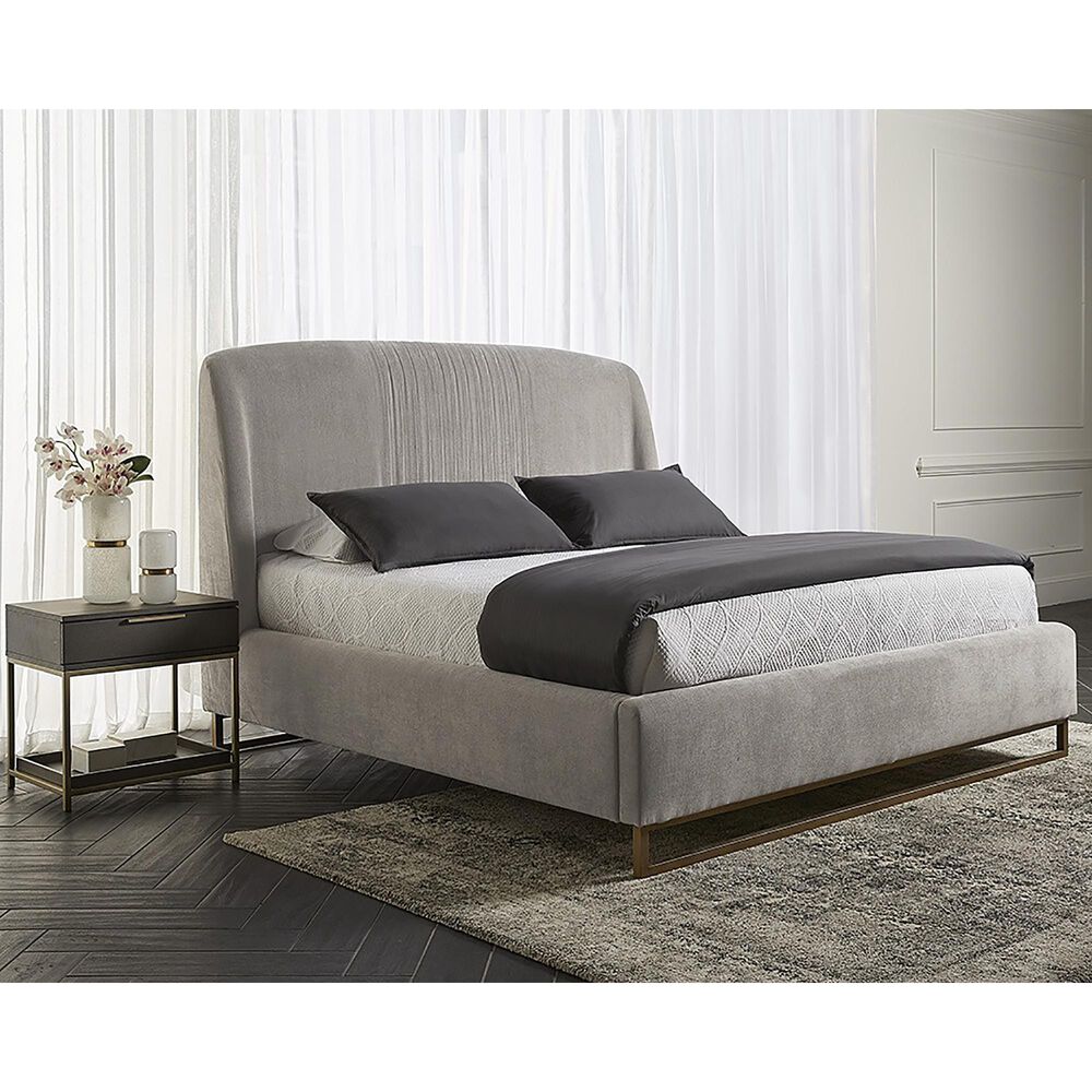 37B Artezia Rebel Nightstand in Brushed Gold and Charcoal Grey, , large