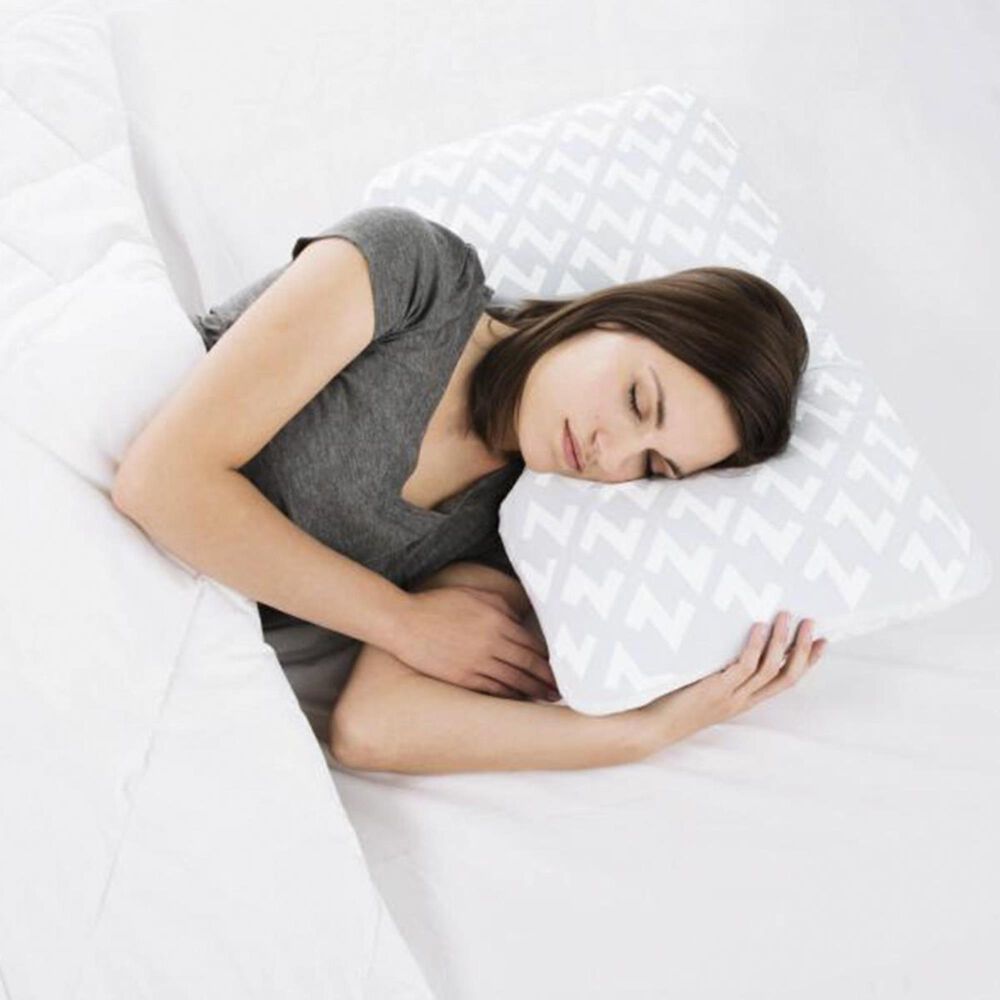 Malouf Queen Shoulder Dough Cooling Pillow in Lavender, , large