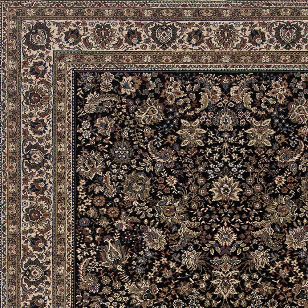 Oriental Weavers Ariana 213K 2&#39;3&quot; x 7&#39;9&quot; Black Runner, , large