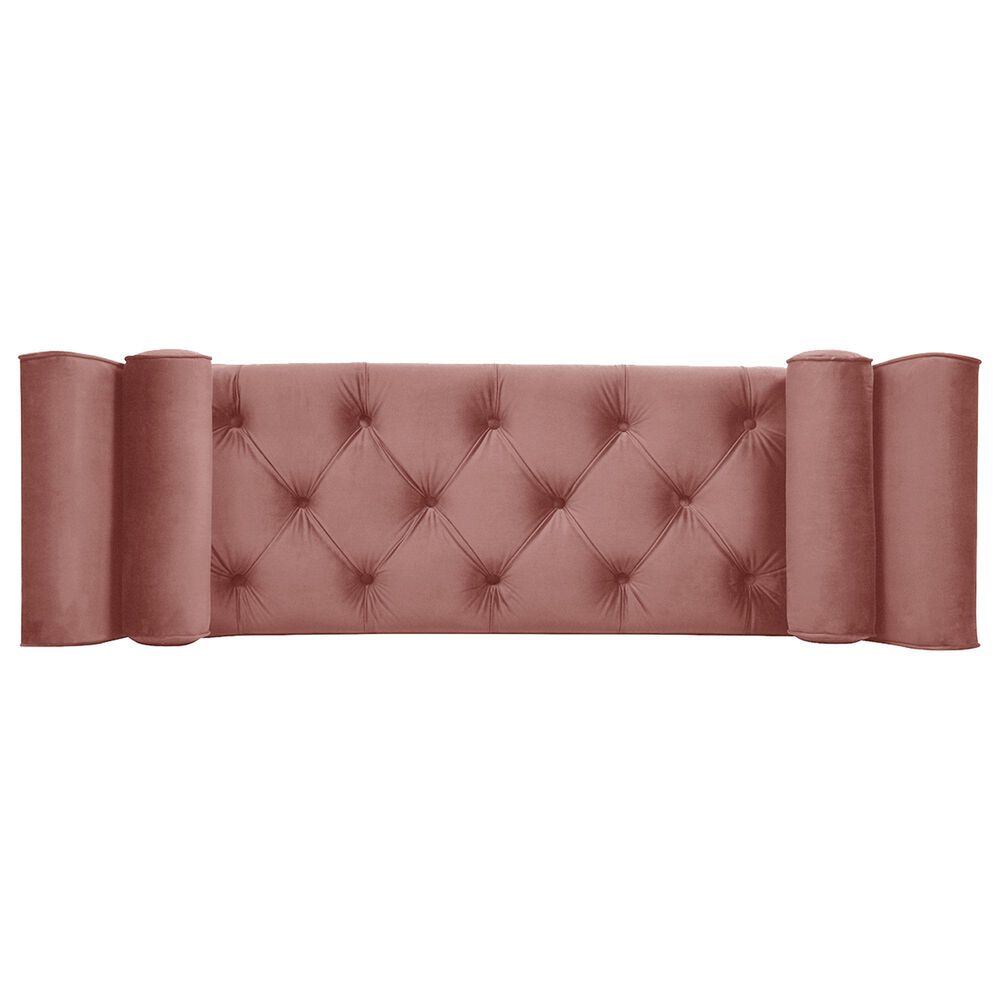 Jennifer Taylor Home Alma Entryway Bench in Ash Rose NFM